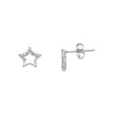 18 Karat Gold - 750 Stern Ohrstecker